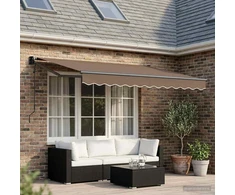 Pavėsinė Taupe 3 x 2 m Poliesteris ir Metalas