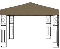 Pavėsinė, taupe spalvos, 3x3m, audinys