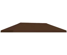 Paviliono kanapės danga 6 x 3 m Ruda Poliesteris 190