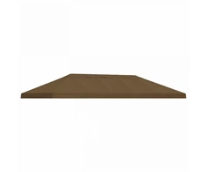 Paviliono kanapės danga 6 x 3 m Taupe Poliesteris 190