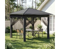 Paviljonas su 4 šoninėmis sienomis 2,6 x 2,6 m