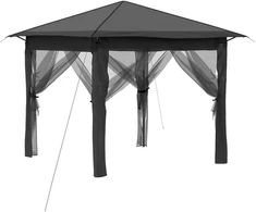 Paviljonas su 4 šoninėmis sienomis 2,6 x 2,6 m