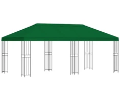 Paviljonas su šoninėmis sienelėmis 6 x 3 m Žalia