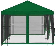Paviljonas su šoninėmis sienelėmis 6 x 3 m Žalia