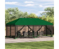 Paviljonas su šoninėmis sienelėmis 6 x 3 m Žalia