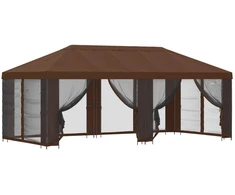 Paviljonas su šoninėmis sienelėmis 6 x 3 m Ruda