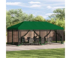 Paviljonas su šoninėmis sienelėmis 6 x 3 m Žalia