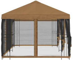 Paviljonas su šoninėmis sienelėmis 6 x 3 m Smėlio