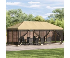 Paviljonas su šoninėmis sienelėmis 6 x 3 m Kreminė