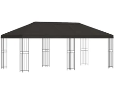 Paviljonas su šoninėmis sienelėmis 6 x 3 m Antracito
