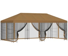 Paviljonas su šoninėmis sienelėmis 6 x 3 m Smėlio