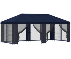Paviljonas su šoninėmis sienelėmis 6 x 3 m Mėlyna