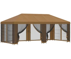 Paviljonas su šoninėmis sienelėmis 6 x 3 m Smėlio