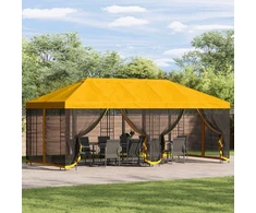 Paviljonas su šoninėmis sienelėmis 6 x 3 m Geltona