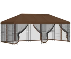 Paviljonas su šoninėmis sienelėmis 6 x 3 m Ruda