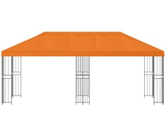 Paviljonas su šoninėmis sienelėmis 6 x 3 m Oranžinė
