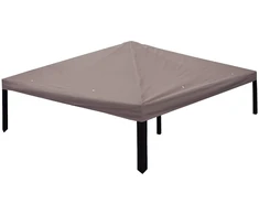 Paviljono uždanga 300 x 300 cm Taupe Poliesteris ir plienas