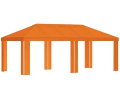 Paviljono uždanga 6 x 3 m Oranžinė Poliesteris 190 gsm
