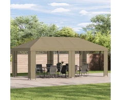 Paviljono uždanga 6 x 3 m Smėlio Poliesteris 190 gsm