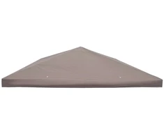 Paviljono uždanga Taupe 300 x 300 cm Poliesteris ir plienas