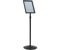 Pedestalo plakato stovas Sidabro a3 PVC ir Plienas