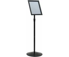 Pedestalo plakato stovas Sidabro a4 PVC ir Plienas
