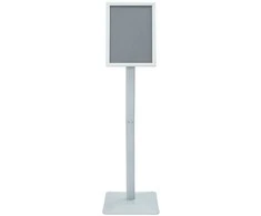 Pedestalo plakato stovas Sidabro 32 x 27 x 119 cm