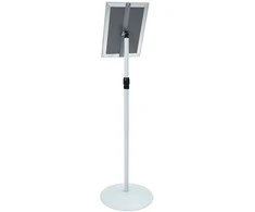 Pedestalo plakato stovas 33 x 33 x 123 cm PVC ir Plienas