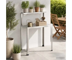 Persodinimo stalas 80 x 50 x 104 cm Nerūdijantis plienas