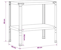 Persodinimo stalas 80 x 50 x 80 cm
