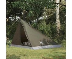 Pėsčiųjų kempingo palapinė 4 asmeniui Ruda ir pilka