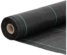 Piktžolių membrana, juoda, 1,5x5 m, PP
