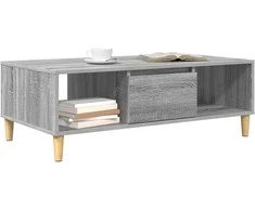 Kavos staliukas Pilkas Sonoma 102 x 55 x 35 cm Apdirbta mediena
