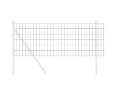Euro tvora Pilka 0,6 x 25 m PVC padengta geležis