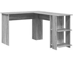 Kampinis rašomasis stalas Pilkas Sonoma 140 x 113,5 x 75 cm