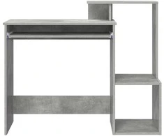 Stalas Betono pilka 106 x 41 x 88.5 cm Apdirbta mediena