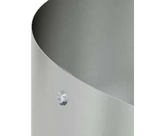 Vazonų žiedas Sidabro 80 x 80 x 20 cm Cinkuota plienas