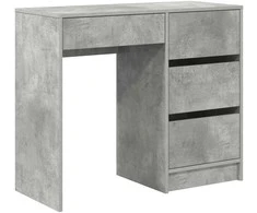 Stalas Betono pilka 90 x 37.5 x 75 cm Apdirbta mediena