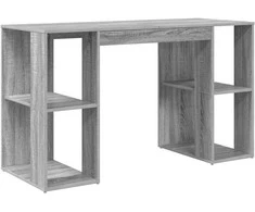 Stalas Pilkas Sonoma 130 x 50.5 x 75 cm Apdirbta mediena