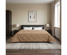 Pilna metų antklodė Tikštas Taupe 240 x 260 cm