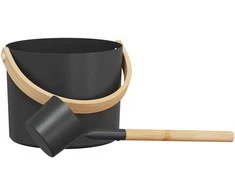 Saunos Priedų Rinkinys 2 pcs Juoda