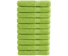 Rankšluostis Pirties rankšluosčiai SOLUND, 10vnt., žali, 80x200cm, 600g/m²