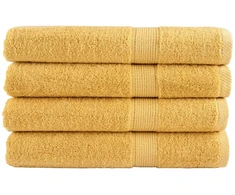 Rankšluostis Pirties rankšluosčiai SOLUND, 4vnt., auksiniai 80x200cm 600g/m²