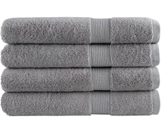 Rankšluostis Pirties rankšluosčiai SOLUND, 4vnt., pilki, 80x200cm, 600g/m²