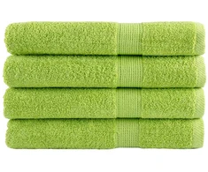 Rankšluostis Pirties rankšluosčiai SOLUND, 4vnt., žali, 80x200cm, 600g/m²