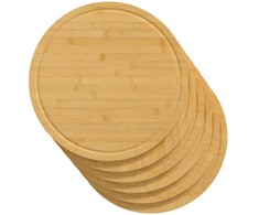 Pjaustymo lentelės, 6vnt., 40x1,5cm, bambukas