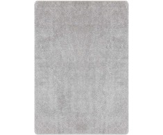 Neslystantis plaukuotas kilimas Pilka 240 x 340 cm PP