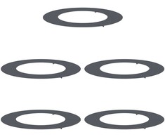 tinkamas plokštiems medžio žiedams 5 pcs Antracitas Ø50 / 80 cm