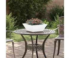 Sodo vazonas 5 pcs Balta 40 x 40 x 15 cm