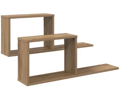 Plaukiojančios lentynos 2 pcs Artisano ąžuolo 80 x 15 x 30 cm